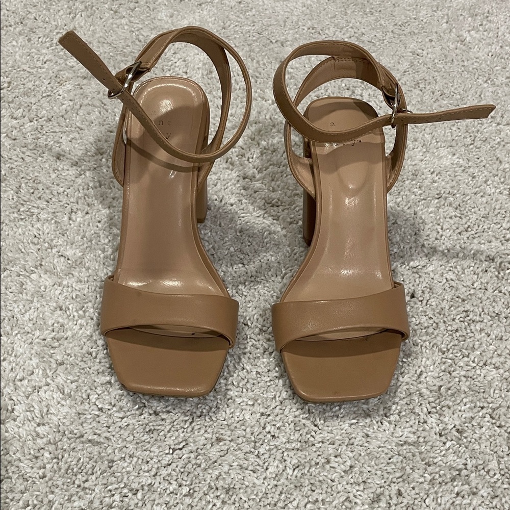 a new day Tan Women's Heels